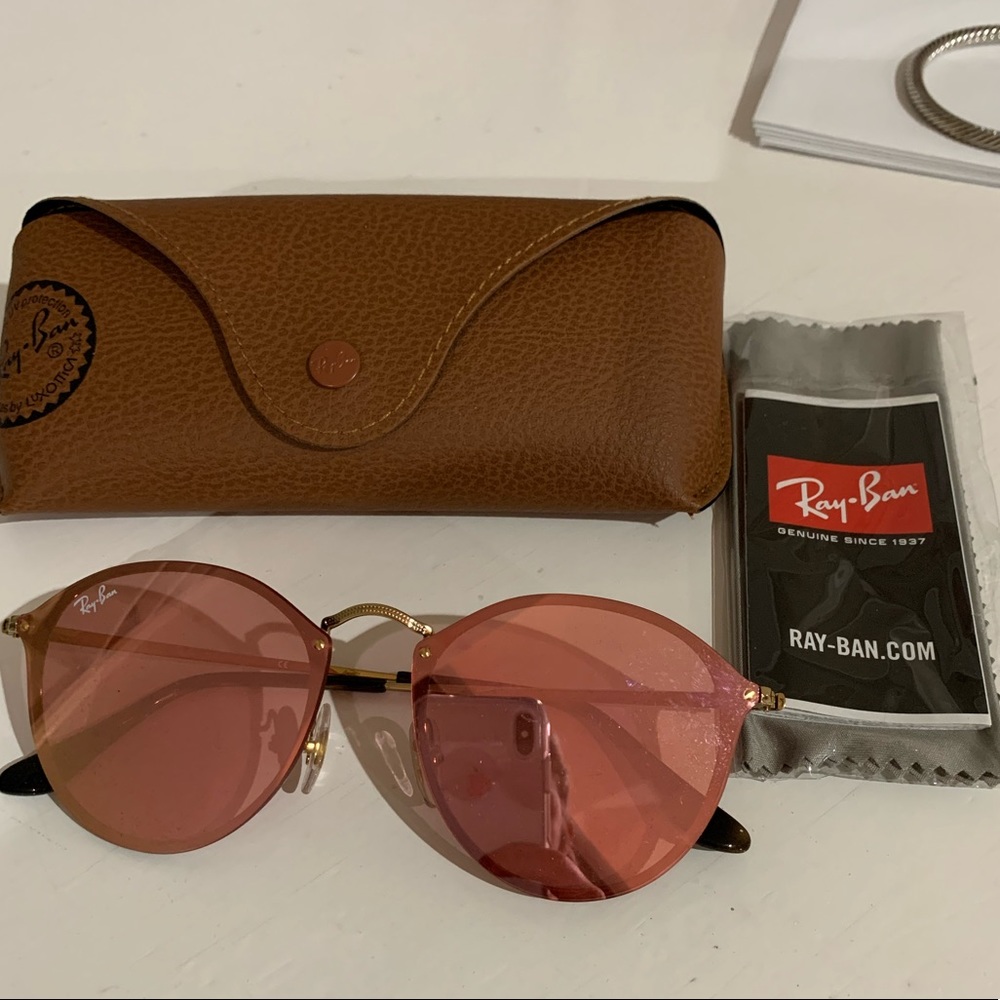 COPY - Ray-Ban Pink lens- round